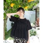 「niko and...」 半袖カットソー MEDIUM ブラック レディース