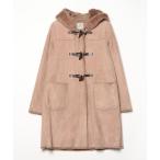 [NANO universe] полупальто "даффл коут" 36 бежевый женский 