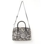 「kate spade new york」 花柄2WAYバッグ - ブラック レディース