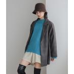 [LOWRYS FARM] пальто с отложным воротником FREE серый серия прочее женский 