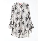 「Vivienne Westwood red label」 花柄長袖チュニック 00 ホワイト レディース