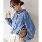 ショッピングシャツ ブラウス シャツ 「SS先行予約」シアーデニムシャツ レディース