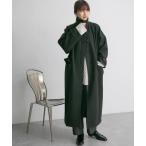 [KBF] пальто с отложным воротником ONE черный женский 