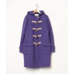 [RITA] полупальто "даффл коут" - лиловый женский 