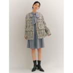 「LILY BROWN」 ニットワンピース FREE ブルー レディース