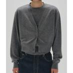 [TODAYFUL] вязаный ансамбль FREE серый женский 