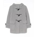 「TOMORROWLAND」 リボンダッフルコート 38 グレー レディース