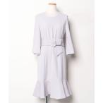 [RUIRUE BOUTIQUE] короткий рукав One-piece M лиловый женский 
