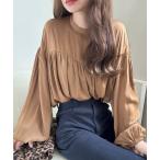 [LAUIR] длинный рукав туника MEDIUM Brown женский 