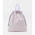 レッスンバッグ 巾着バッグ（大）（ギンガム） / キッズ キッズ 子供