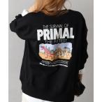 ショッピング恐竜 トレーナー スウェット 恐竜おばけスウェット レディース