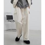 [WYM LIDNM] брюки-карго S "теплый" белый мужской 