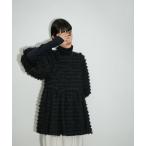 「ADAM ET ROPE'」 半袖チュニック FREE ブラック レディース