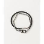 「DIESEL」 ブレスレット UNI ブラック メンズ