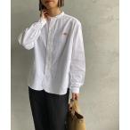 「DANTON」 長袖シャツ 38 ホワイト レディース