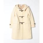 「green label relaxing」 ダッフルコート 36 オフホワイト レディース