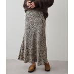 「Whim Gazette」 ロングスカート 38 ベージュ レディース