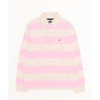 ショッピングHILFIGER 「TOMMY HILFIGER」 長袖ポロシャツ LARGE ピンク メンズ