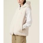 「DANTON」 ベスト S オフホワイト レディース