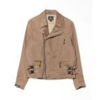 「Snow Peak」 ライダースジャケット MEDIUM ブラウン メンズ