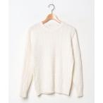 [tk.TAKEO KIKUCHI] длинный рукав вязаный 02 "теплый" белый мужской 