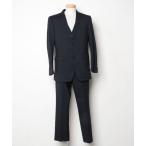 「BURBERRY BLACK LABEL」 スーツ 42L ネイビー メンズ