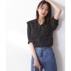 「N.（N. Natural Beauty Basic）」 半袖ブラウス MEDIUM ブラック系その他 レディース