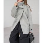 [Bonjour Sagan] пальто с отложным воротником FREE серый женский 