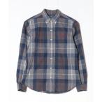 「GYMPHLEX」 チェック柄長袖シャツ 12 グレー メンズ
