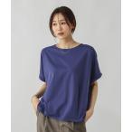 「GLOBAL WORK」 半袖Tシャツ MEDIUM ブルー レディース