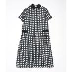 「FRED PERRY」 シャツワンピース 8 ブラック レディース