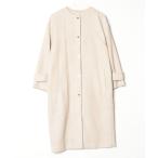 「UNITED ARROWS」 ノーカラーコート 36 ナチュラル レディース