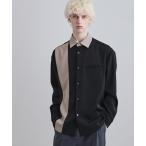 シャツ カラーブロックシャツ メンズ