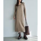 ワンピース しっとりもっちりVネックニッ