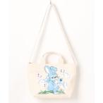 ショッピングバッグインバッグ ショルダーバッグ 'KENZO Cartoon' スモール トートバッグ イン キャンバス メンズ