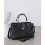 ショッピングイタリア トートバッグ AULENTTI/レザーターンロックモチーフビッグトート レディース メンズ