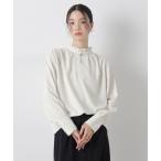 ショッピングフリル ブラウス シャツ 前後2wayスタンドカラーギャザーブラウス レディース