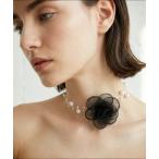  короткое колье [Sonu jewelry(son ювелирные изделия )] цветок жемчуг style узор короткое колье son-chk-1-3[RBTS] женский 