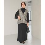 スカート ソフトツイルセミフレアスカート