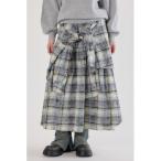 スカート ヴィンテージチェックシャツスカート