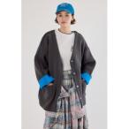 カーディガン ダブルフェイスニットジャケット レディース