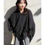 [FREAK'S STORE] длинный рукав туника свободный черный женский 