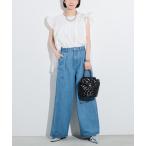 [Shelly island] Denim брюки M голубой женский 