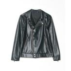 「Magine」 ライダースジャケット 44 グリーン メンズ