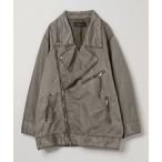 「JEANASIS」 ライダースジャケット FREE グリーン レディース