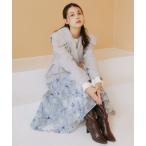 「JILL by JILL STUART」 フレアスカート SMALL ブルー レディース