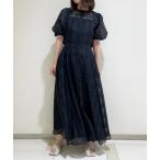 「Mila Owen」 半袖ワンピース 0 ブラック レディース