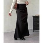 スカート ドレープマーメイドスカート