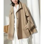 コート アウター オーガニックコットンワッシャーテントコート レディース