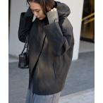 コート アウター 「追加」グログランフードコート レディース